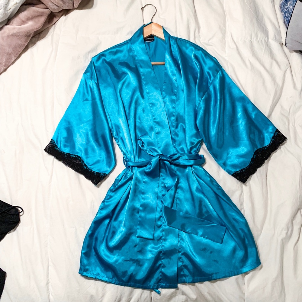 Fredericks of Hollywood silk robe